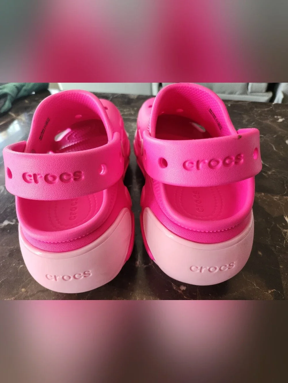 Chonky Hot Pink Crocks